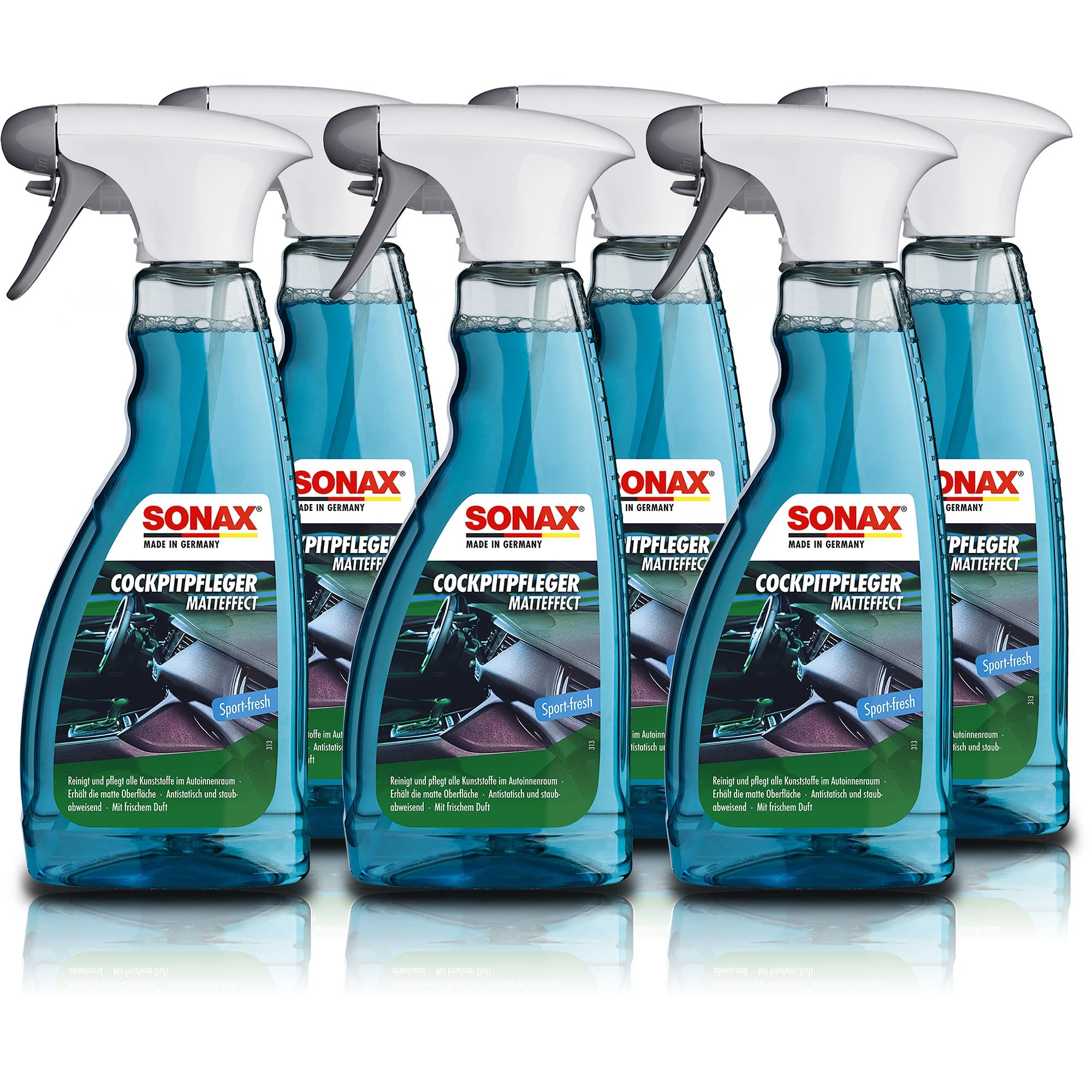 SONAX 6X 03572410 CockpitPfleger Matteffect Sport-Fresh 500ml