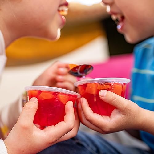 Miniatura 6 de Dole Melocotones en cubitos, naranjas mandarinas y frutas mixtas en gel, paquete variado  Dole Fruit Bowls Snacks  Tazones de 4.3 oz  Paquete de 12