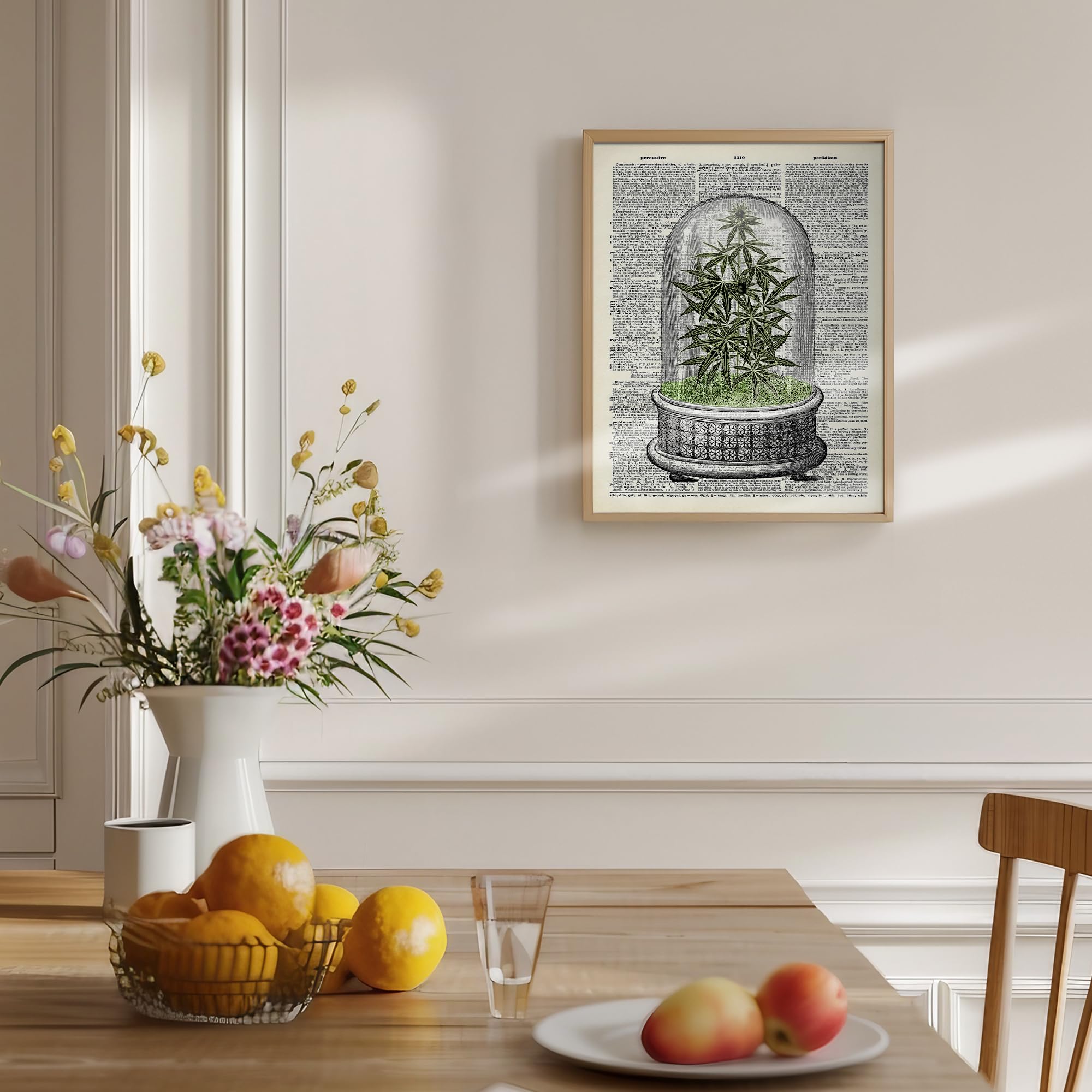 Amazon.com: Weed Dictionary Art LARGE 11x14 - Vintage Cannabis