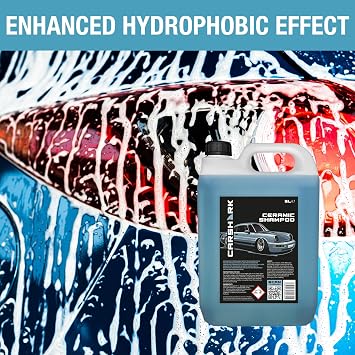 Ceramic Car Shampoo 5 Litre, Hydrophobic Effect, Protective Layer, Improves Gloss of The Paintwork