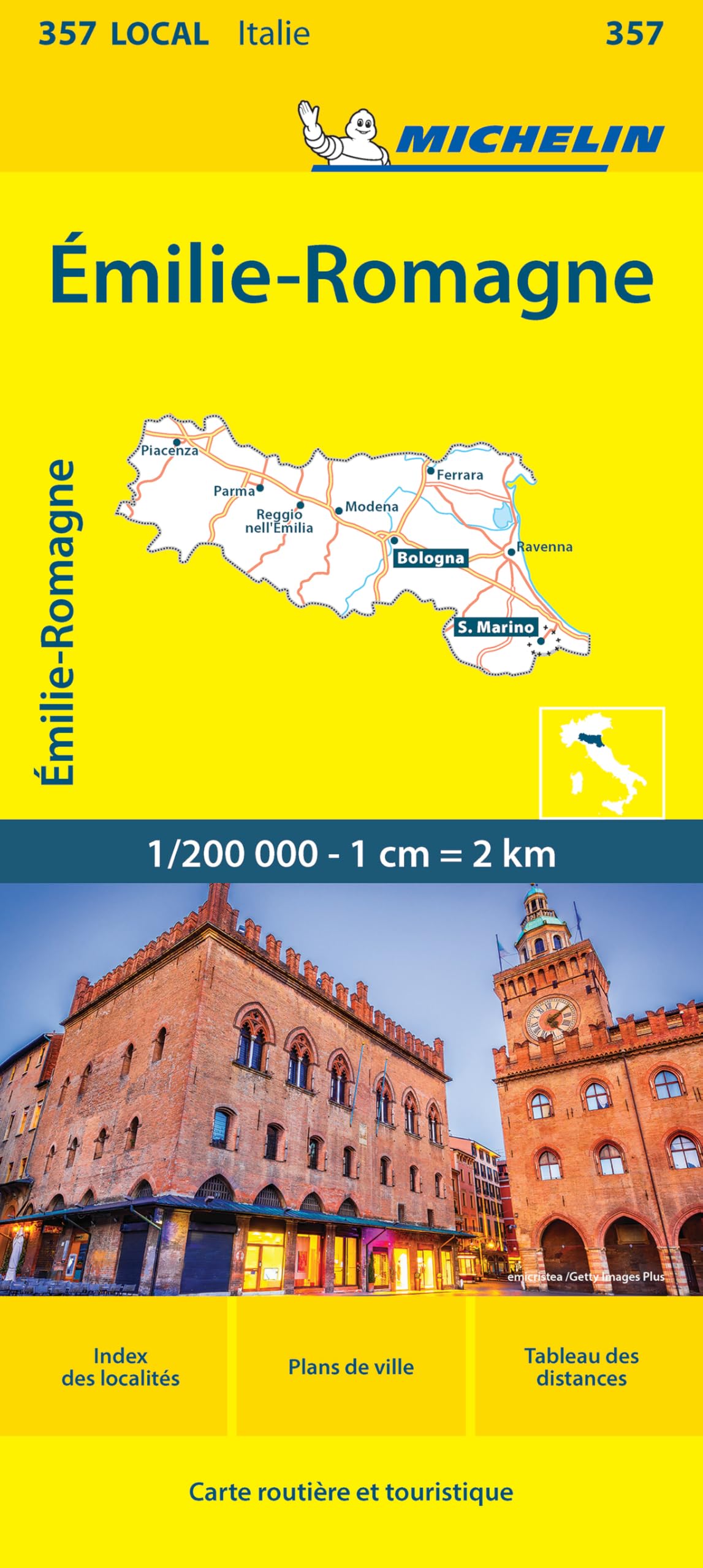 Emilia / Romagna (357) (Michelin kaart - lokaal Italie)