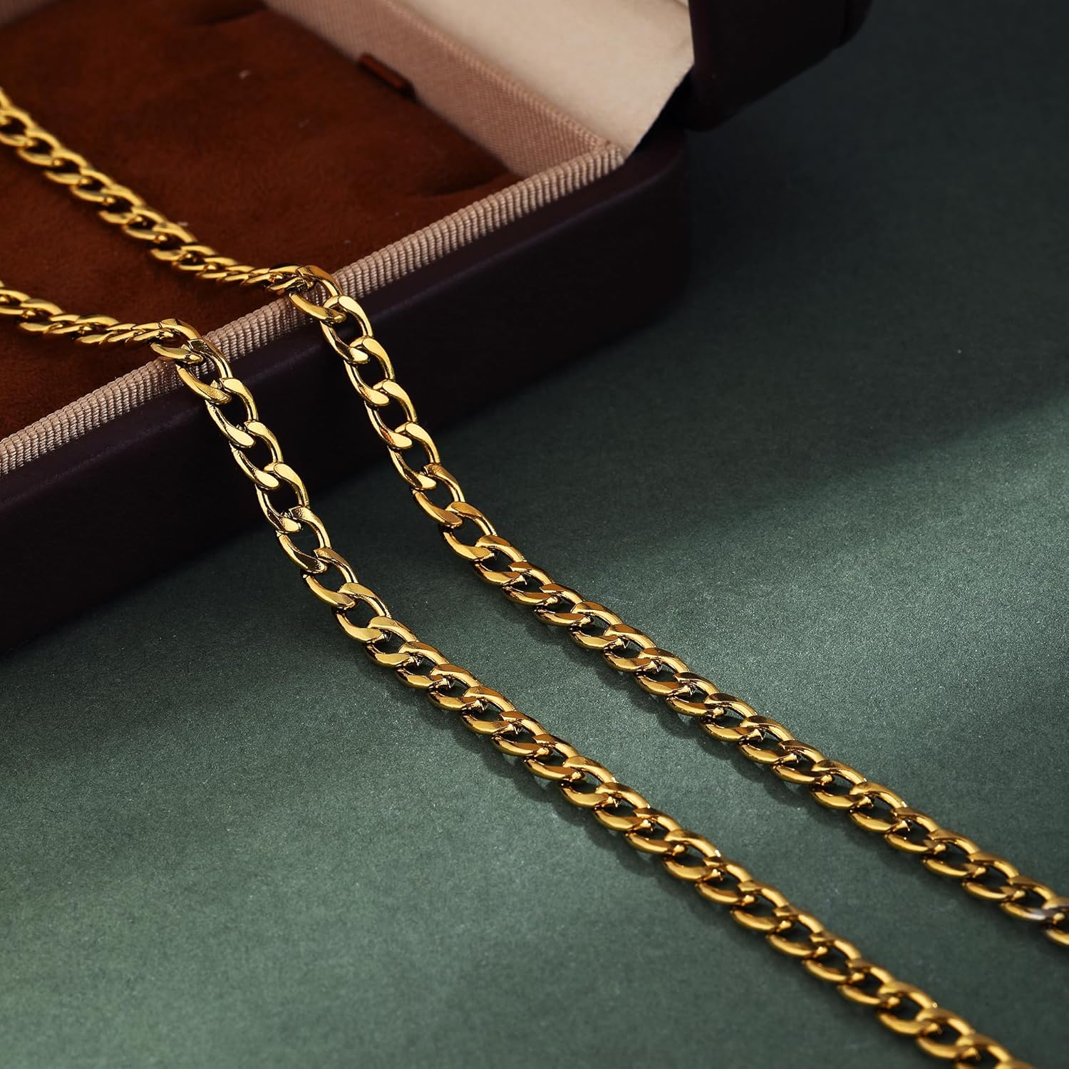 Silver Chain for Men Stainless Steel Men's Necklaces Chain Cool Diamond Cut Cuban Link Chain for Men Hip-Hop Jewelry 4mm/6mm 17/18/20/22/24/26 Inches - Image 6