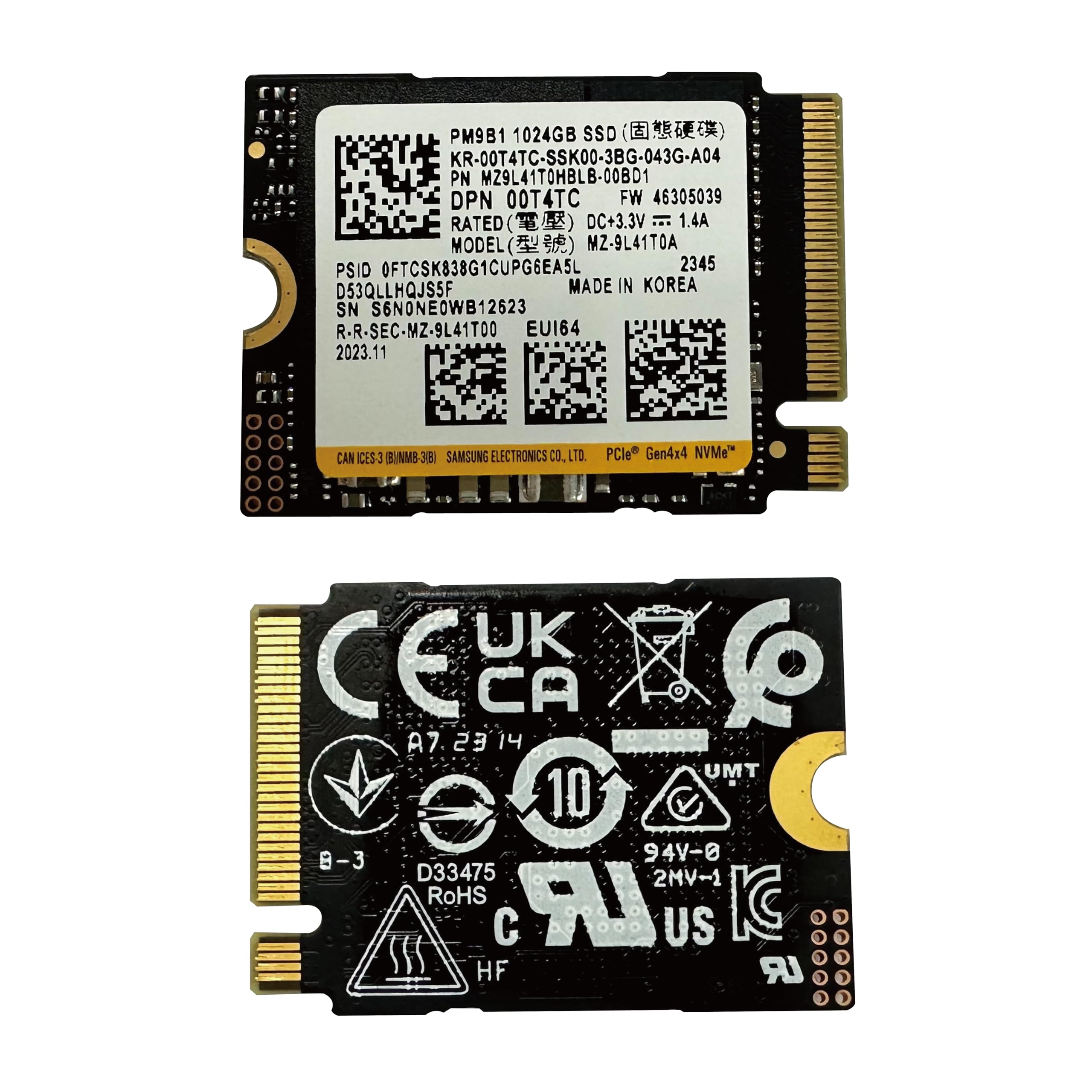 Amazon.com: LEVEN 1TB Class 35 PM9B1 M.2 PCIe NVMe Gen 4x4 2230 