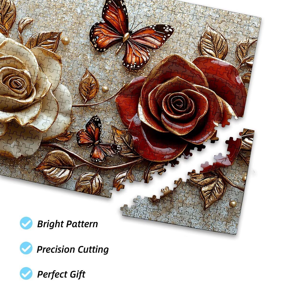 Puzzle 6000 Piezas Adultos Rosa Puzzle para Adultos Mariposa Rompecabezas Juguetes Educativos Regalos Originales para Mujer Rompecabezas Entretenimiento Creativo Divertido Familia Juego 179x105cm G-90