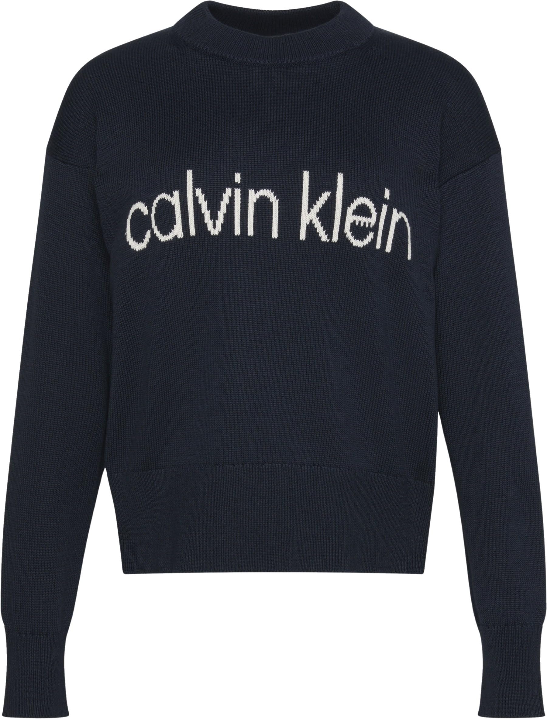Calvin Klein Damen Pullover Graphic aus Baumwolle