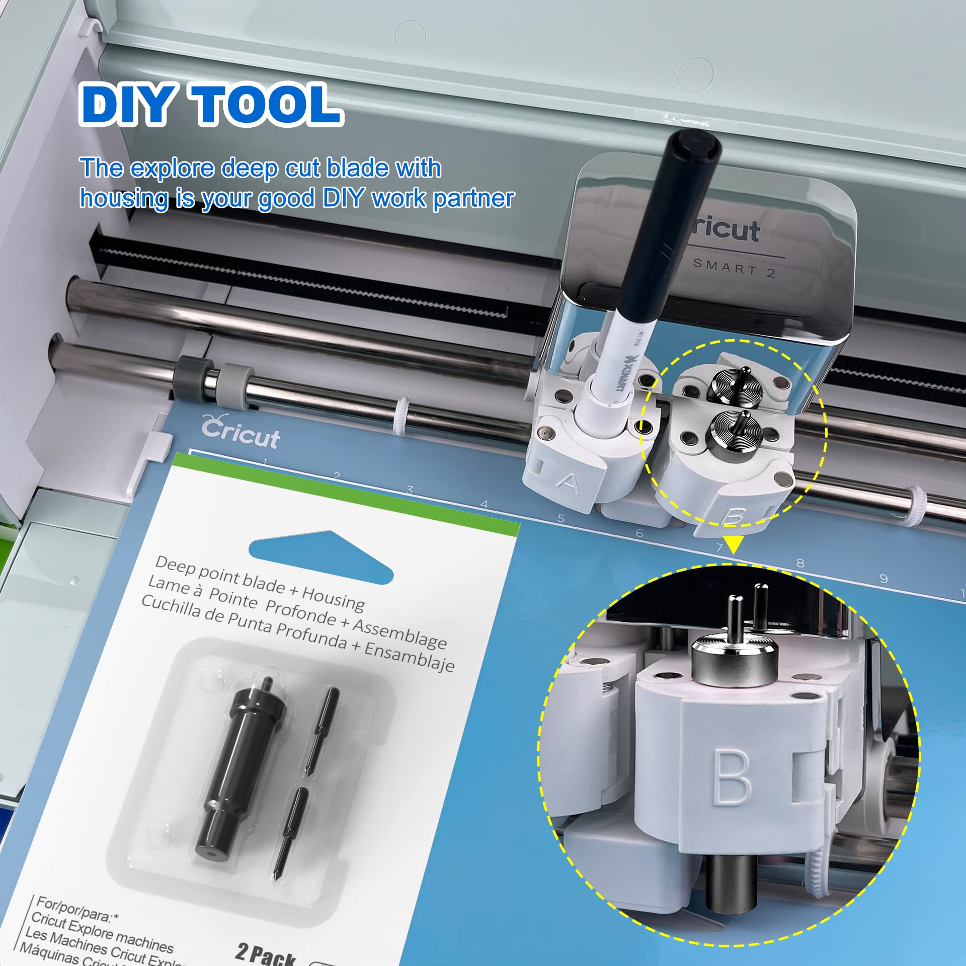 Buy Explore Black Deep Cut Housing + Replacement Deep point Blade