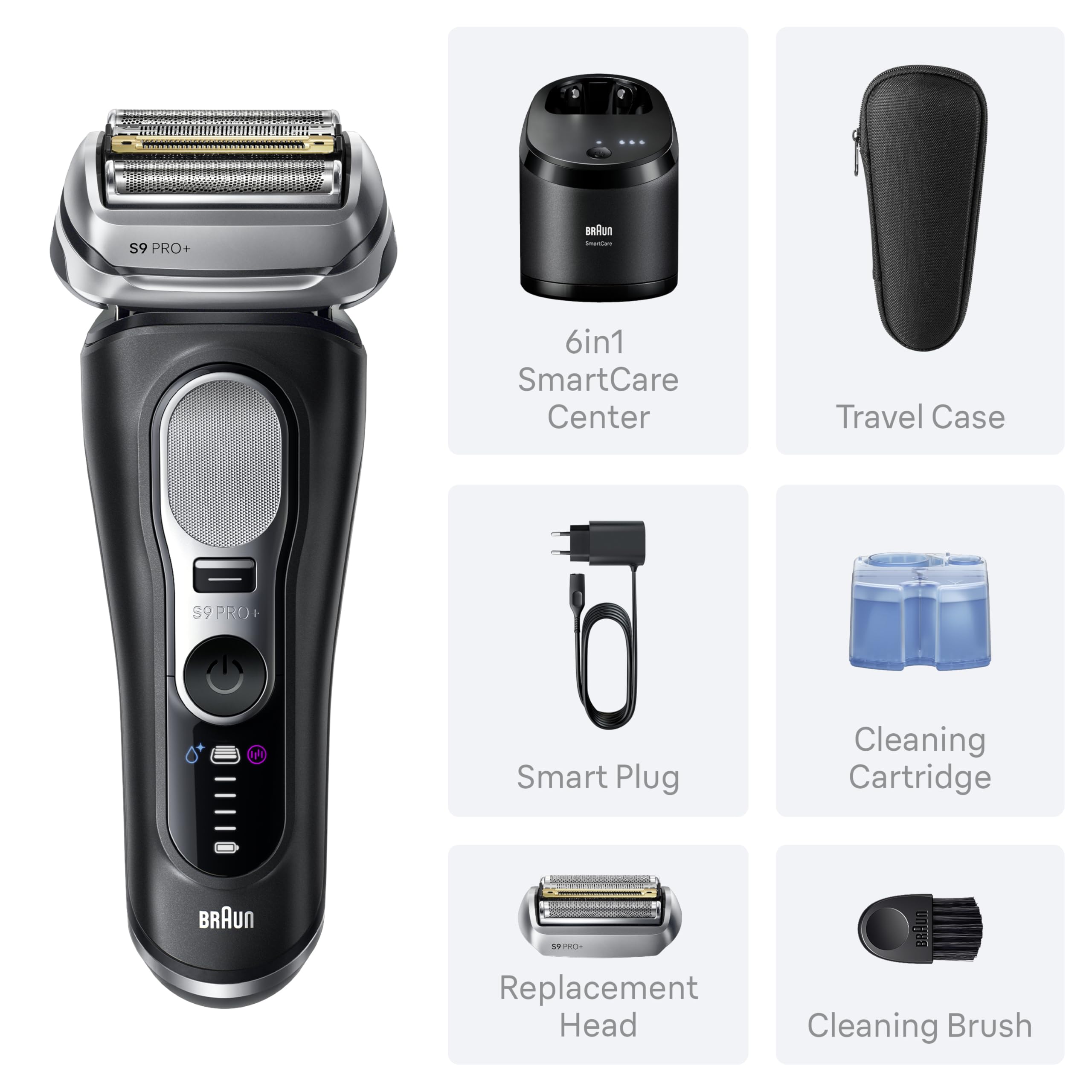 Braun Series 9 Pro+ Electric Shaver - Ultimate Comfort -10 Braun Series 9 Pro+ Electric Shaver - Ultimate Comfort -10