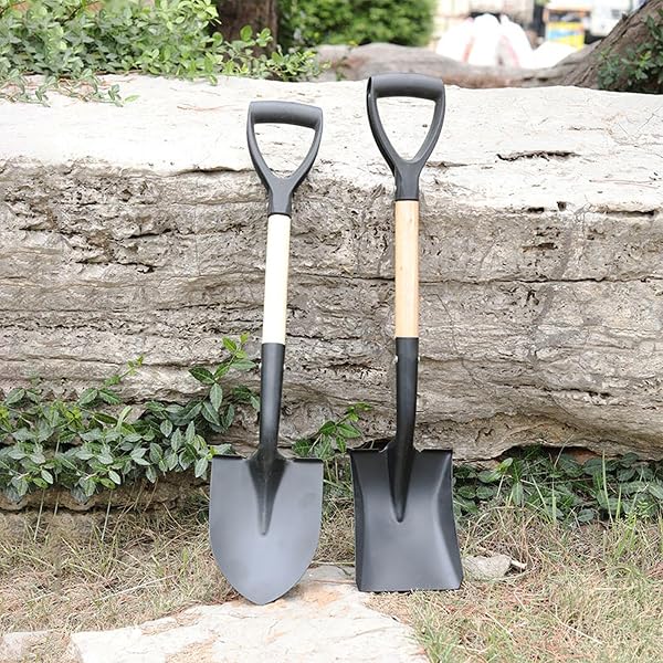 Mango de repuesto para horca en forma de D – Mango resistente con diámetro interior de 32 mm para excavaciones en el jardÃn, palas de fronteras, excavaciones y palas de nieve – Mango y - 2