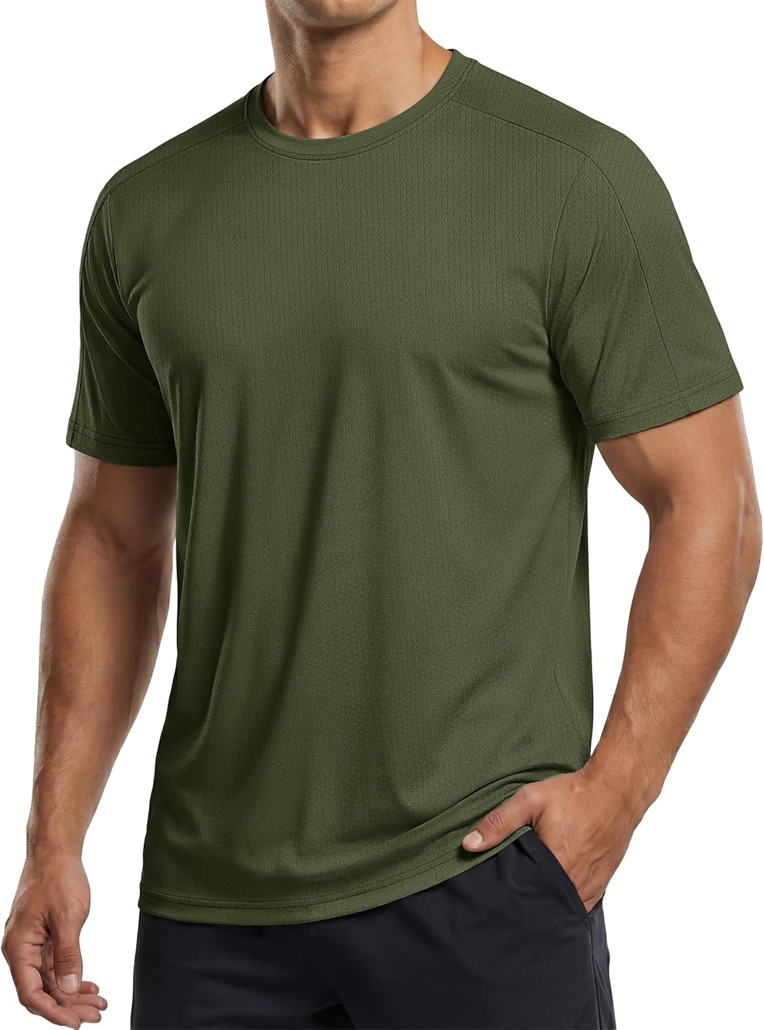 TACVASEN Mens Workout Shirts Athletic Dry Fit Short Sleeve Running T-Shirts Gym Moisture Wicking Performance Tee