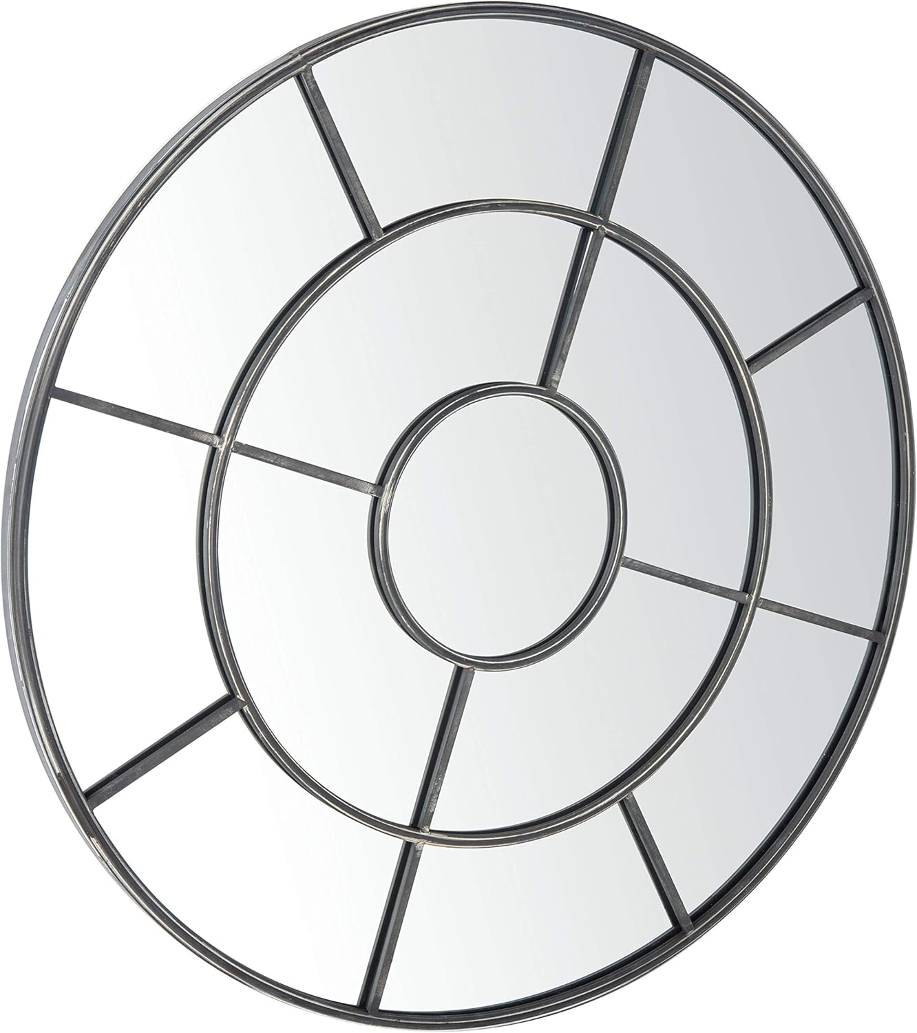 SAFAVIEH Home Jonelle Black Round 36-inch Decorative Accent Mirror