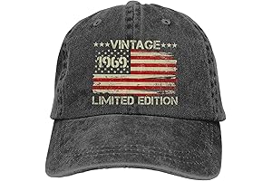 55th Birthday Gifts for Women Men, Vintage 1969 Hat