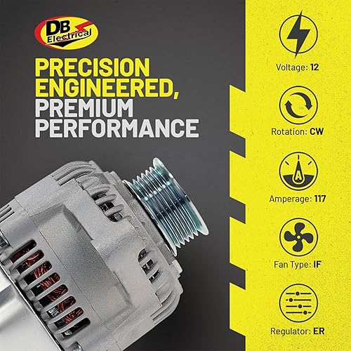 Miniatura 6 de DB de aparatos eléctricos AND0189 Alternador (para Dodge, Jeep 99 00 de)