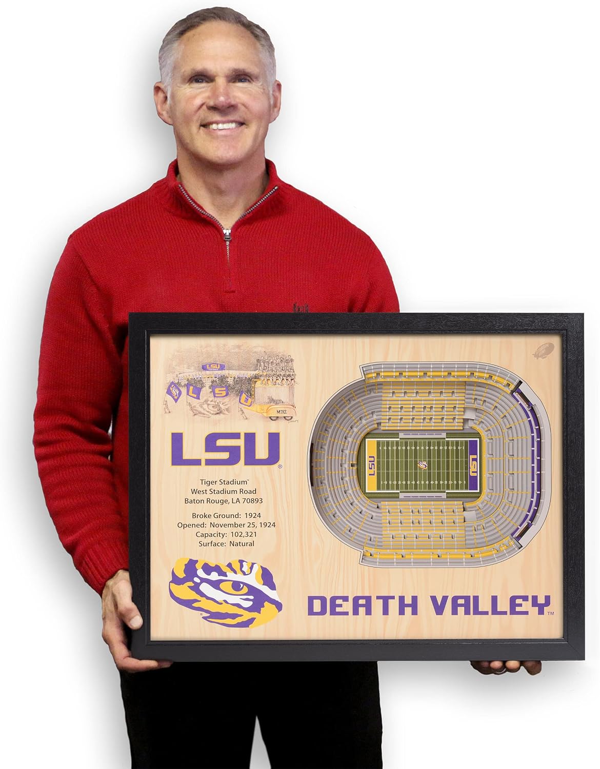 YouTheFan NCAA 25-Layer StadiumView Wall Art