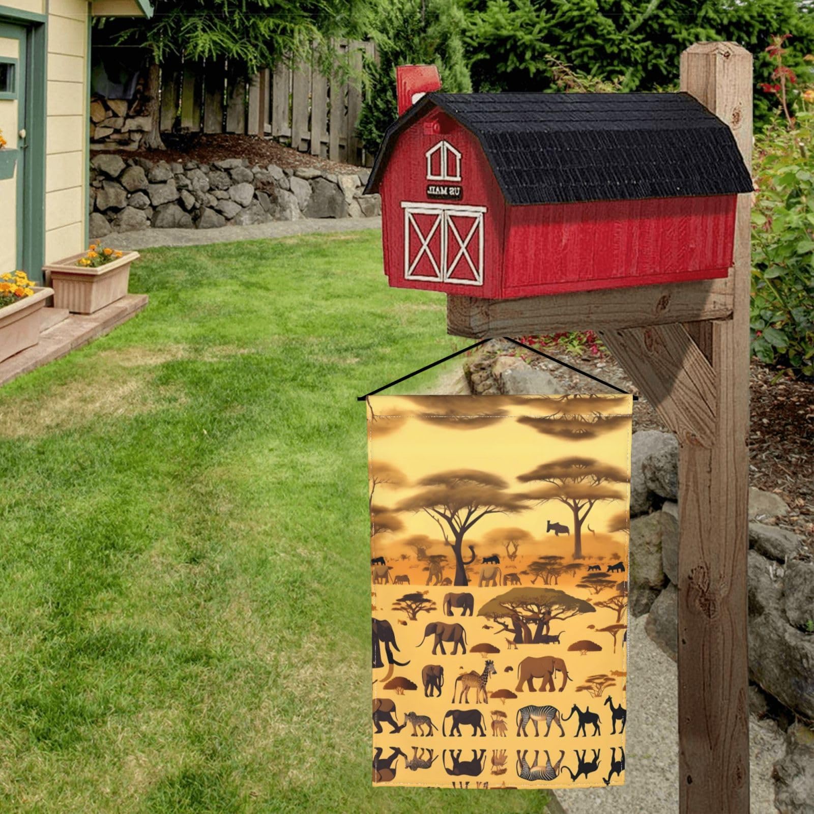 Balgardekor Bandiera Da Giardino Autunnale Con Gatto: 30,5 X 45,7 Cm, Stampa Bifacciale, Tessuto In Poliestere Resistente – Decorazione Per Esterni, Ringraziamento E Halloween - 3
