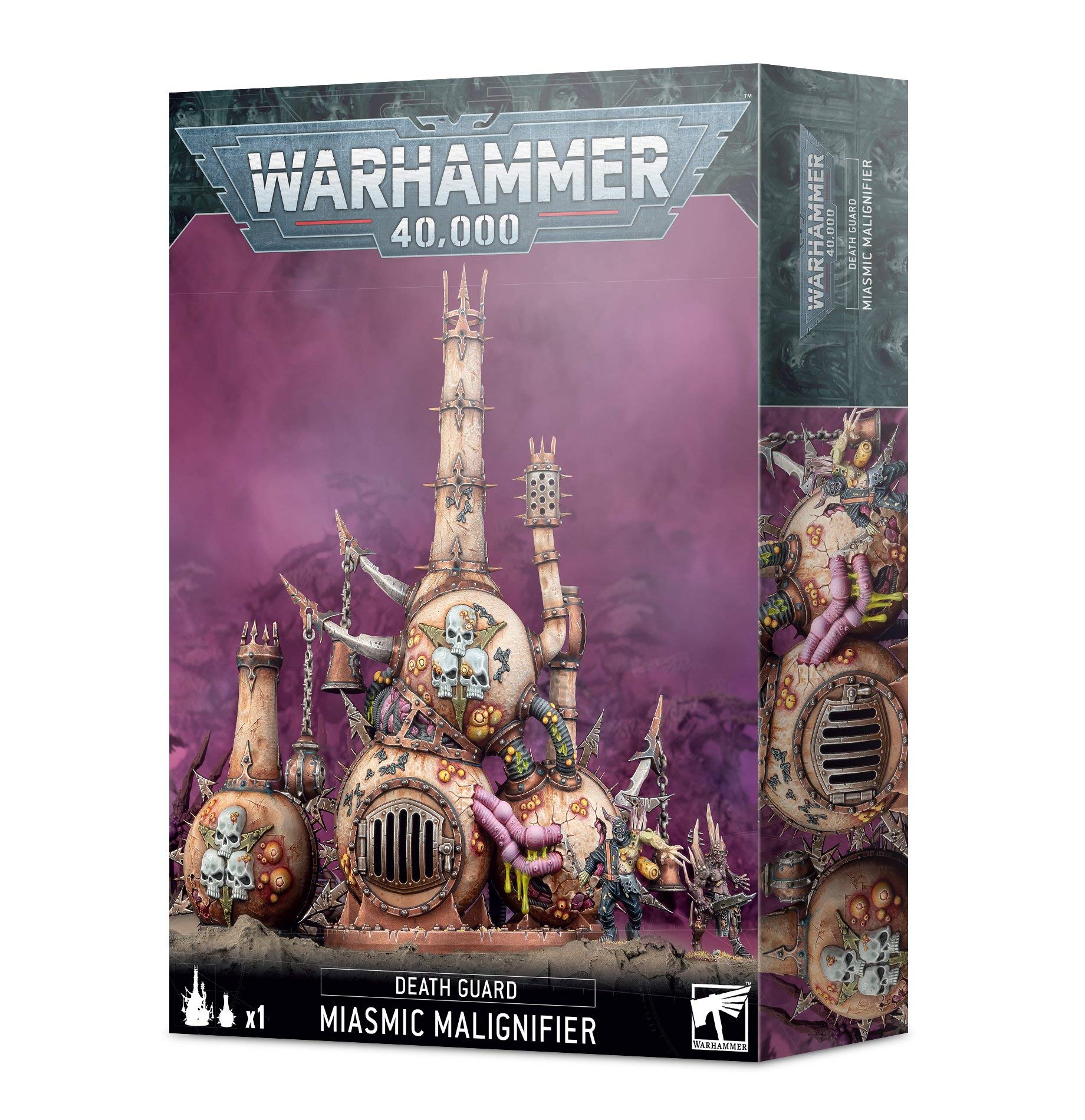 Games Workshop - Warhammer 40,000 - Death Guard: Miasmic Malignifier, Black