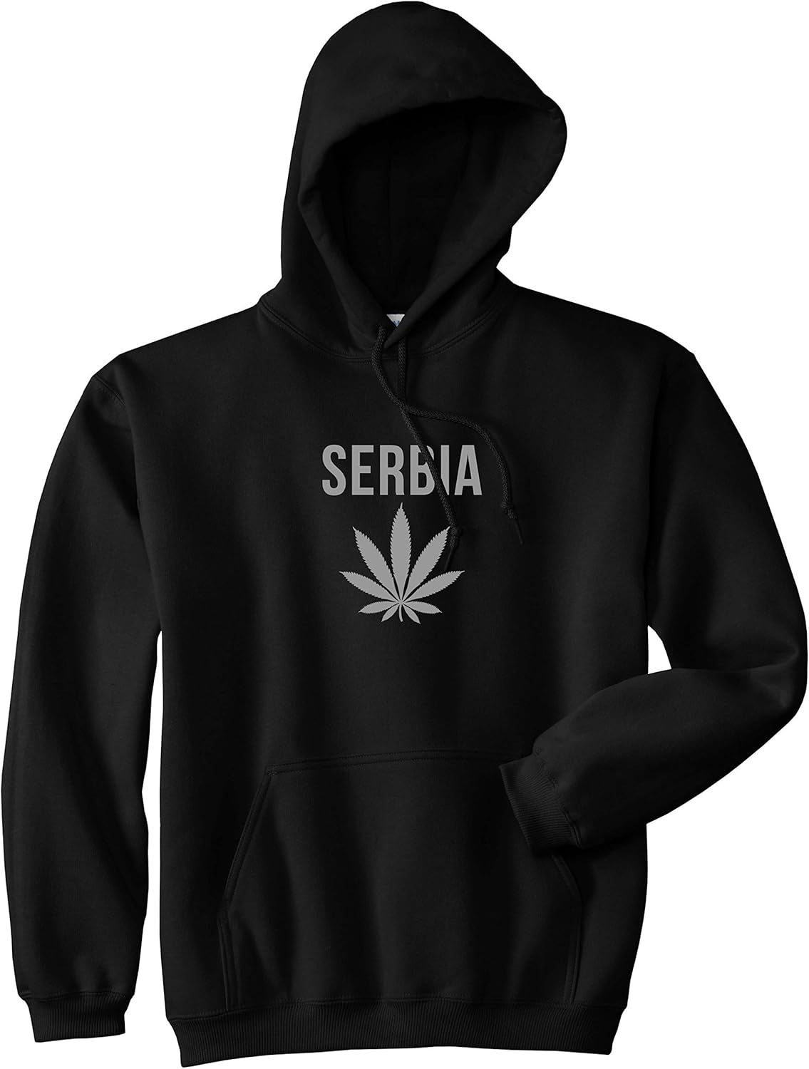 Country of Serbia Weed Leaf Pot Marijuana Pullover Hoodie Hoody