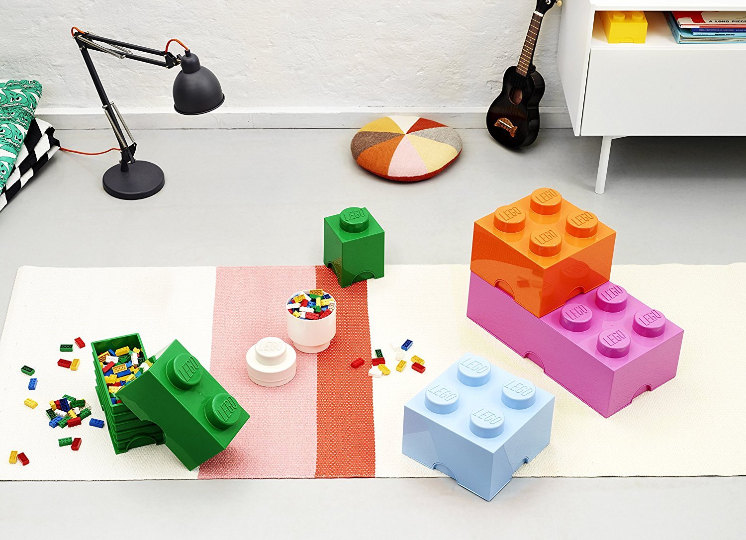 LEGO STORAGE BRICK 8 - LIGHT PURPLE