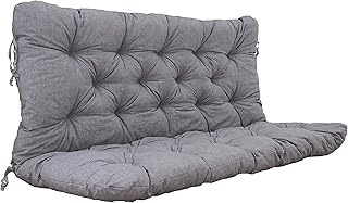 Chicreat Coussin pour Banc avec Dossier, 120 x 98 x 8 cm, Gris Clair
