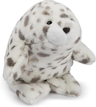 GUND Nuri Leopard Seal Plush, Premium Stuffed Animal for Ages 1 and Up, White/Gray, 10