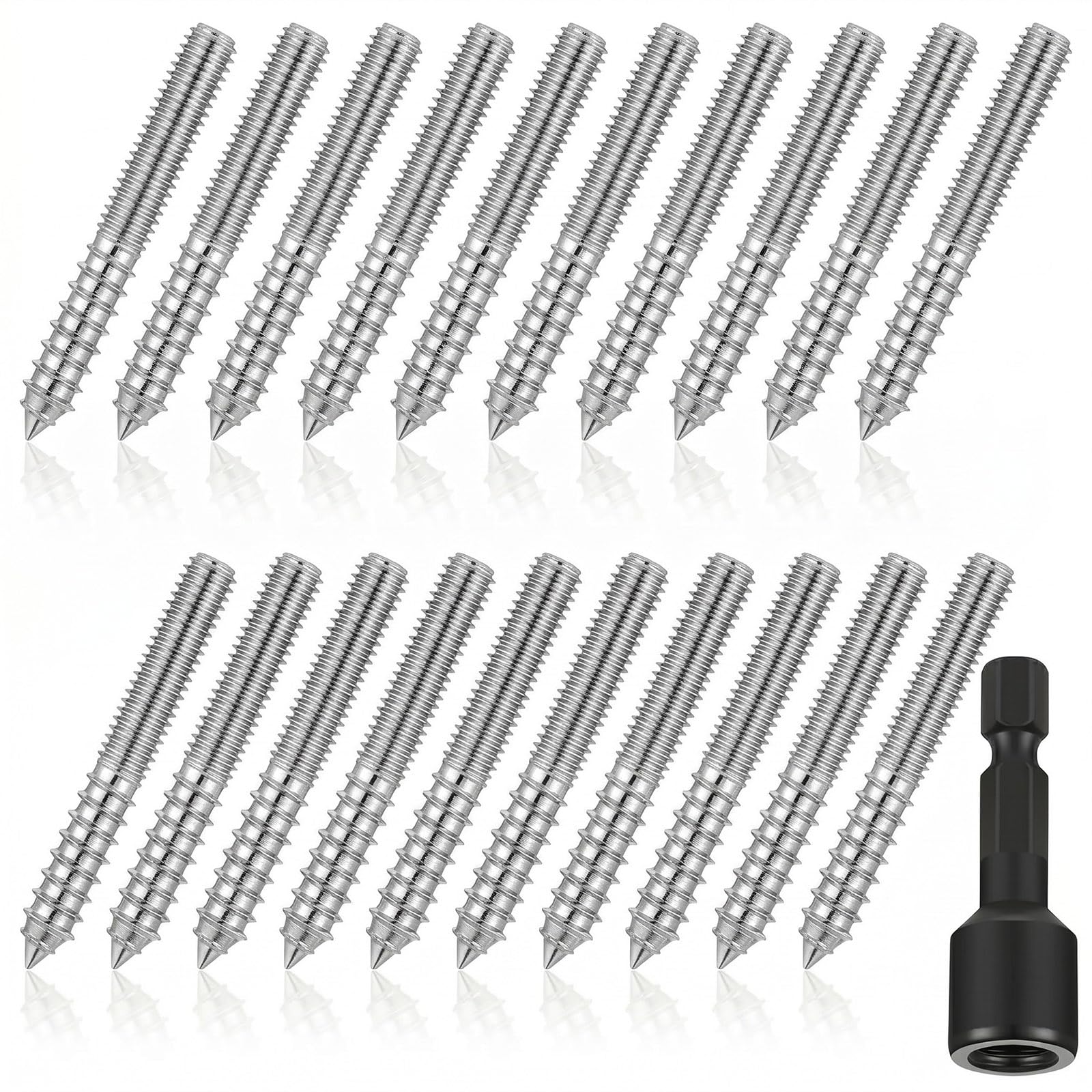 Hanger Bolts - 20 Pack with Driver -7