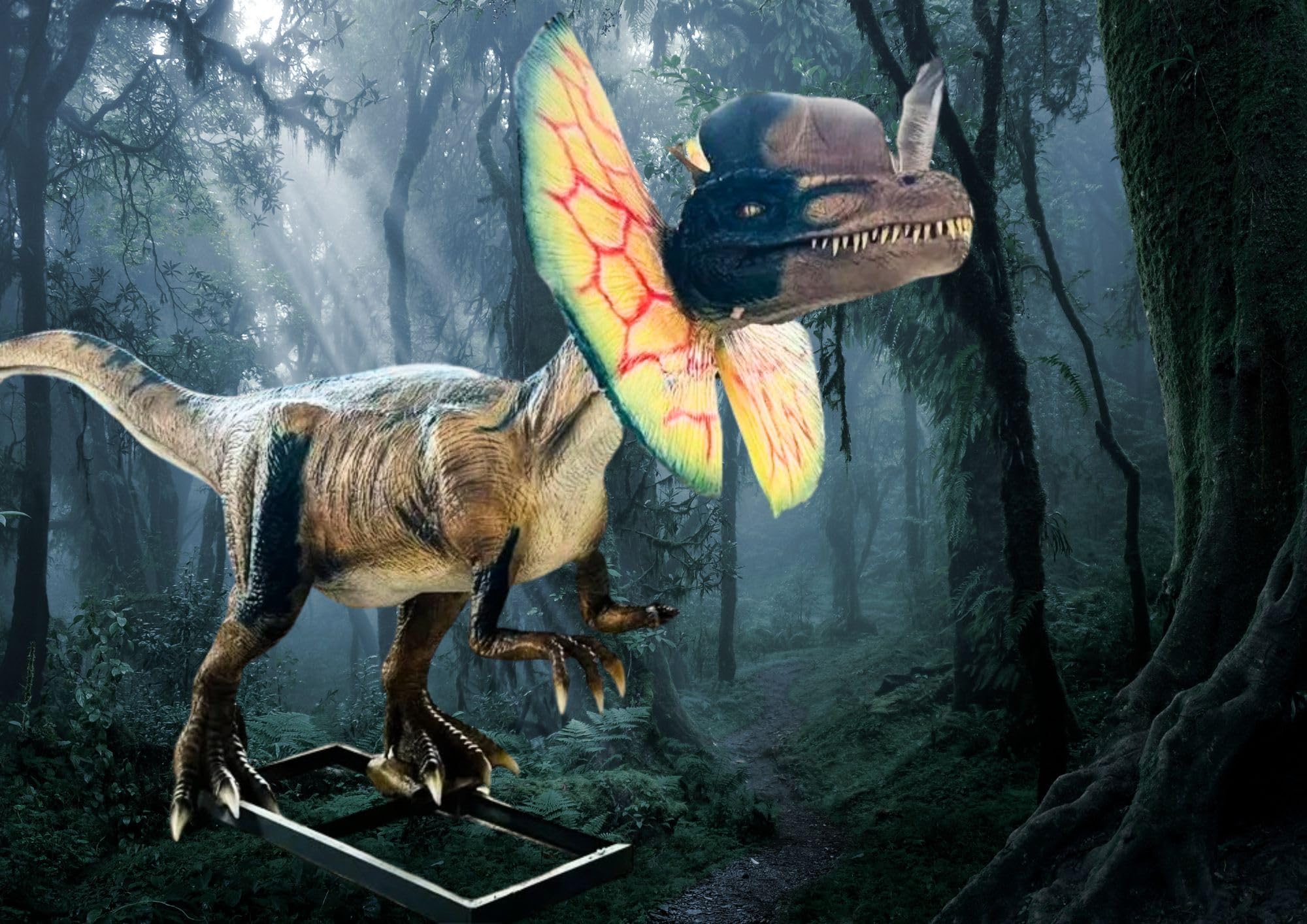 Amazon.co.jp: 動く!!吠える!!リアル!!,ディロフォサウルス,アニマ