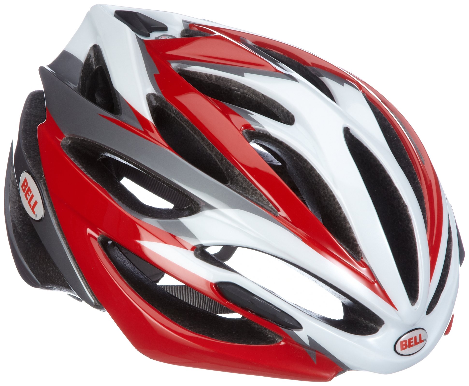Bell Herren Fahrradhelm Array, rot/weiß, M Sport & Freizeit