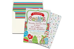 Elegant Christmas Cookie Exchange Party Invitation