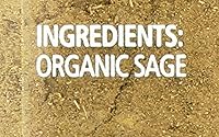 Vista 2 de Simply Organic Hoja de salvia molida, orgánica certificada 1.41 oz Salvia officinalis L. (paquete de 2)