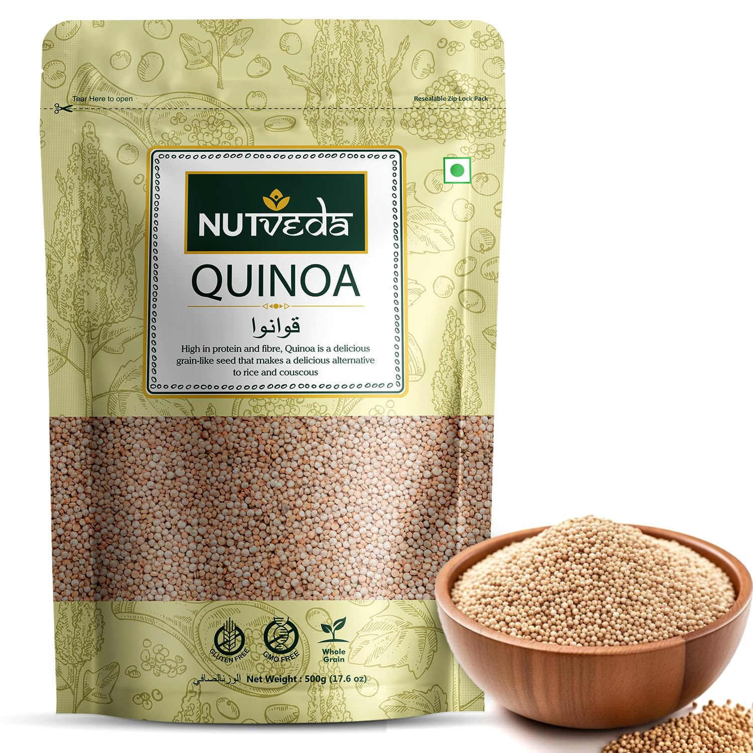 See full amazon price history chart for NUTVEDA Premiun White Quinoa Seeds 500 Gm Rich in Protien & Fiber | 100% Wholegrain Healthy Food For Weight Loss | Gluten Free | Preservative Free | Alternative of Rice & Couscous NUTVEDA Premiun White Quinoa Seeds 500 Gm Rich in Protien & Fiber | 100% Wholegrain Healthy Food For Weight Loss | Gluten Free | Preservative Free | Alternative of Rice & Couscous (B0D737CCQR) Amazon Price History, Amazon Price Tracker