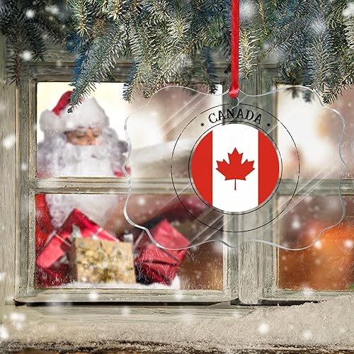 Vista 237 de Bandera de Curazao - Adorno para árbol de Navidad, bandera nacional, decoración de árbol de Navidad de Curazao, recuerdo acrílico, adorno colgante