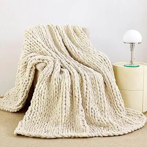 Cozy Throw Blanket in warm autumn colors – essential for affordable fall decor ideas