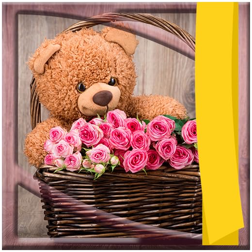 Marcos lindos de la foto del oso de peluche