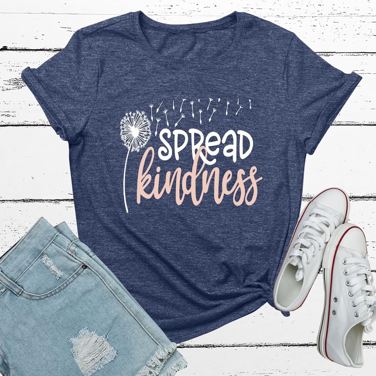 BLACKMYTH Women Cute Tees Graphic Casual T Shirts - Image 2