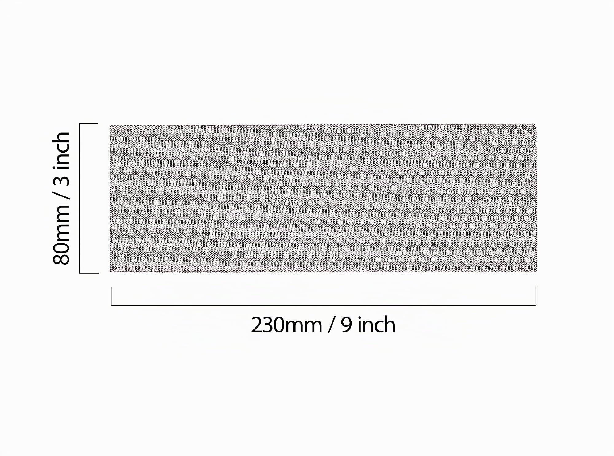 Mirka Abranet Bande abrasive en filet 80x230mm / Feuilles abrasives auto-agrippantes/grain P180 / 10 pièces / AE175F1018 / pour poncer sans poussière le bois, le mastic, la peinture, le plastique