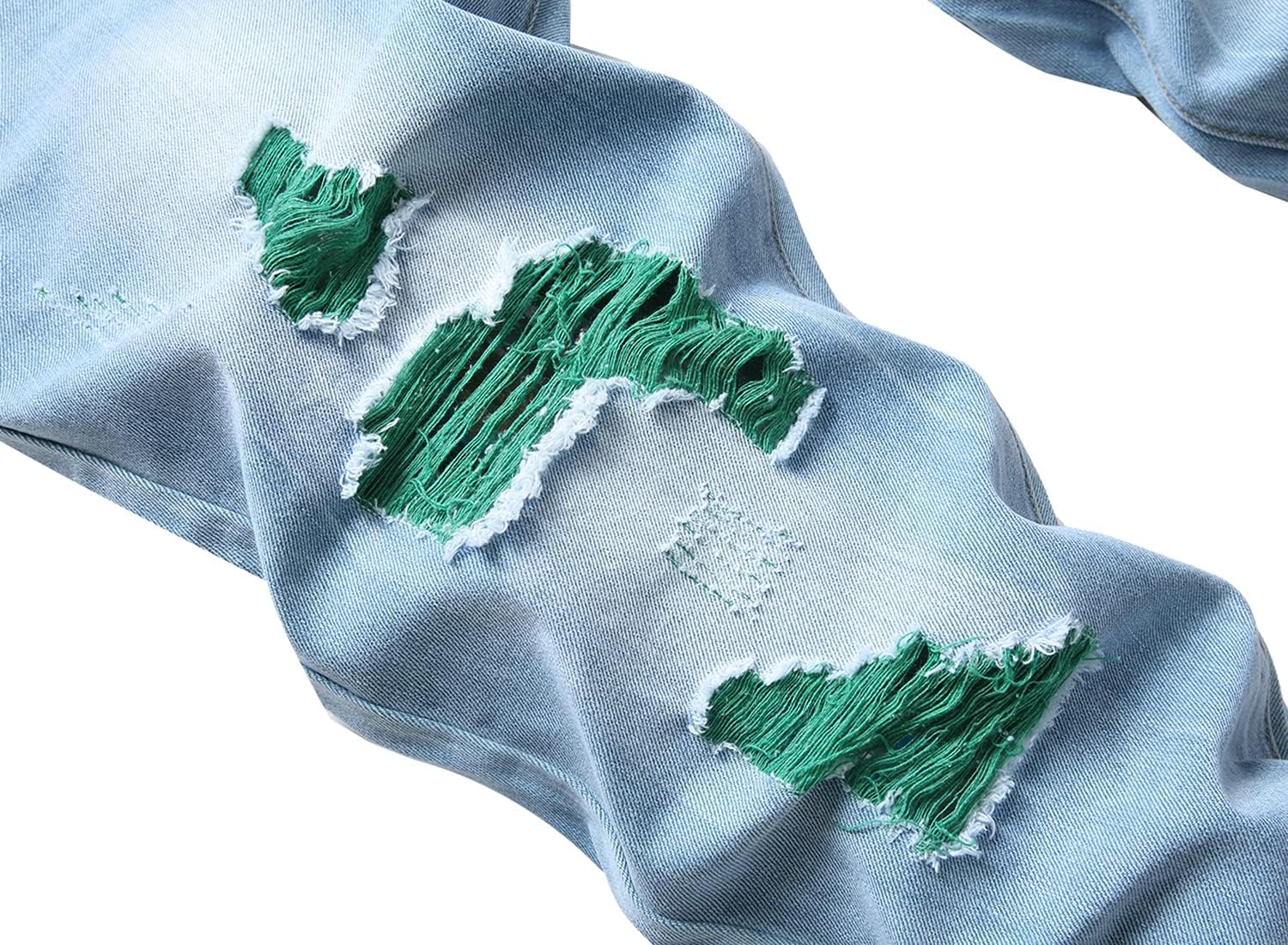 Men's Ripped Hole Slim-fit Casual Jeans - Image 4