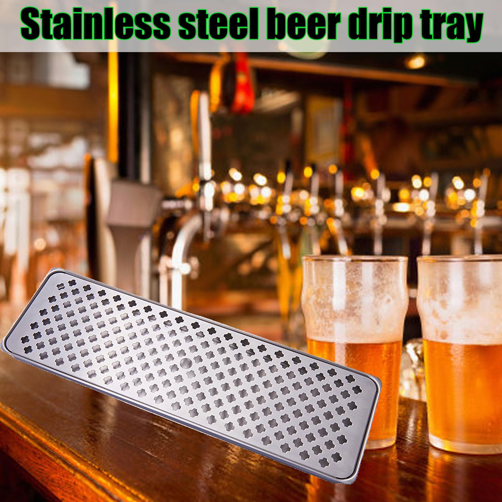 Amazon｜NJDQFA メサ ビールドリップトレイ バー 取り外し可能な蓋 を