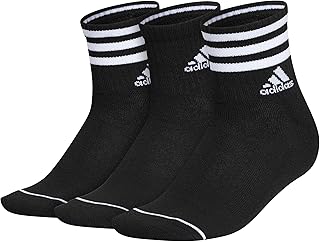 adidas womens Cushioned Sport High Quarter Socks (3 Pairs) Durable & Comfortable