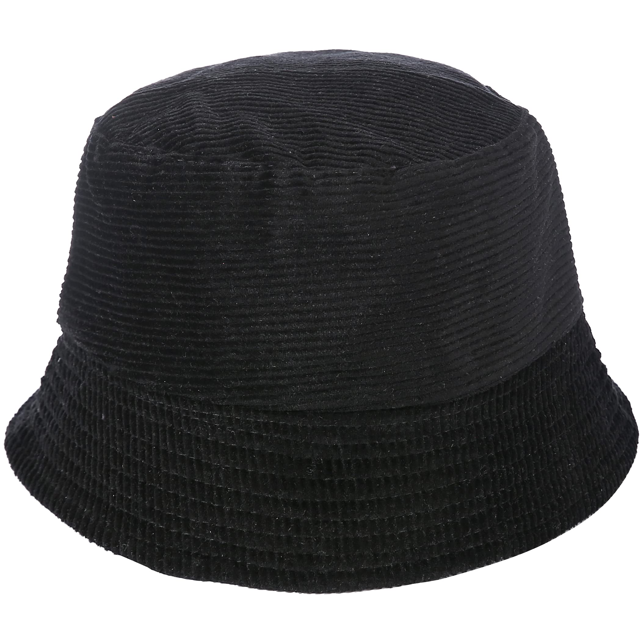 Cherry-On-Top Unisex Black Bucket Hat Corduroy