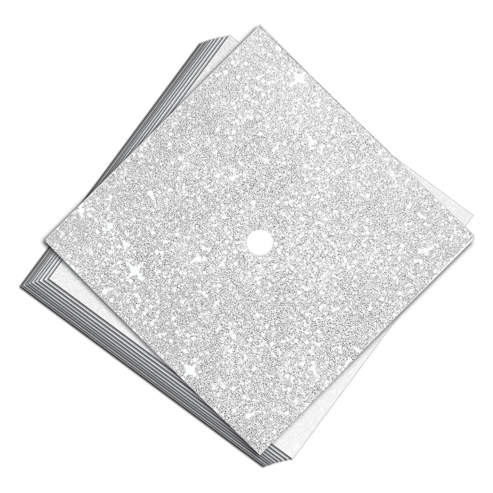 Tsophreniq Of 10 Glitters Cardstock Sheets Graduation Caps Decorations Hat Embellishments for Mess Release Craft Craft Projects Graduation Hat Decorations