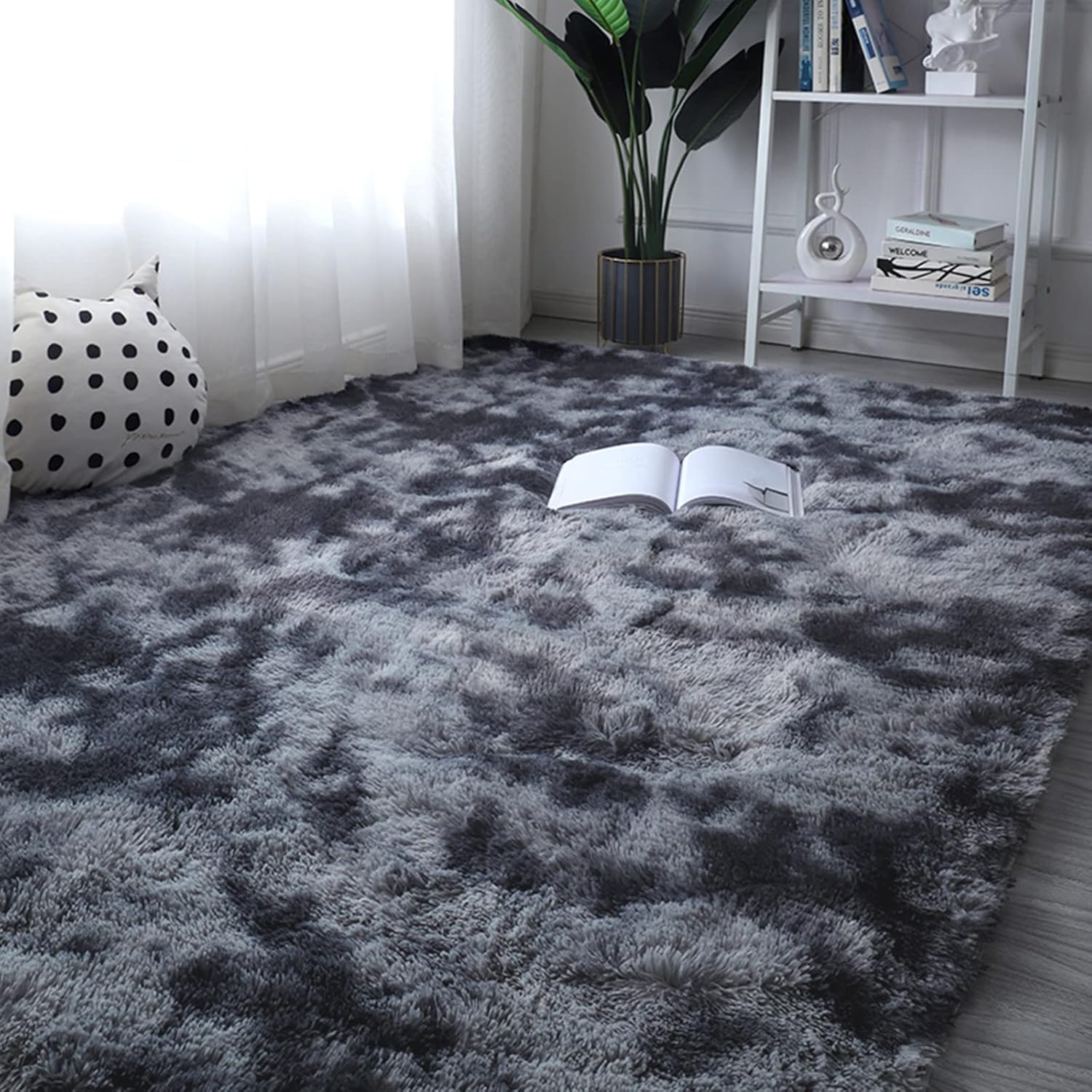 Area Rugs 8x10 for Bedroom, ROCYJULIN Thickened Fluffy Rugs for Living