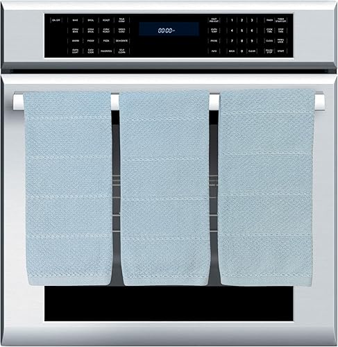 Miniatura 112 de Toallas de cocina verde salvia: 100% algodón paño de limpieza suave secado absorbente textura Terry Loop, juego de 3 multiusos para uso diario Negro