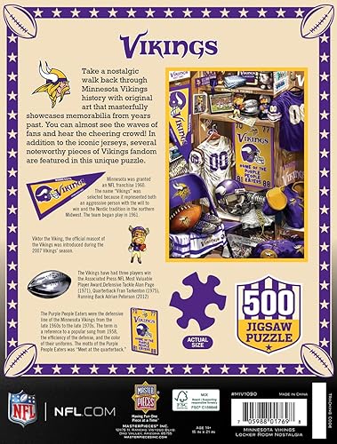 Miniatura 3 de MasterPieces Rompecabezas de 500 piezas para adultos para el día del juego, 15 x 21 pulgadas