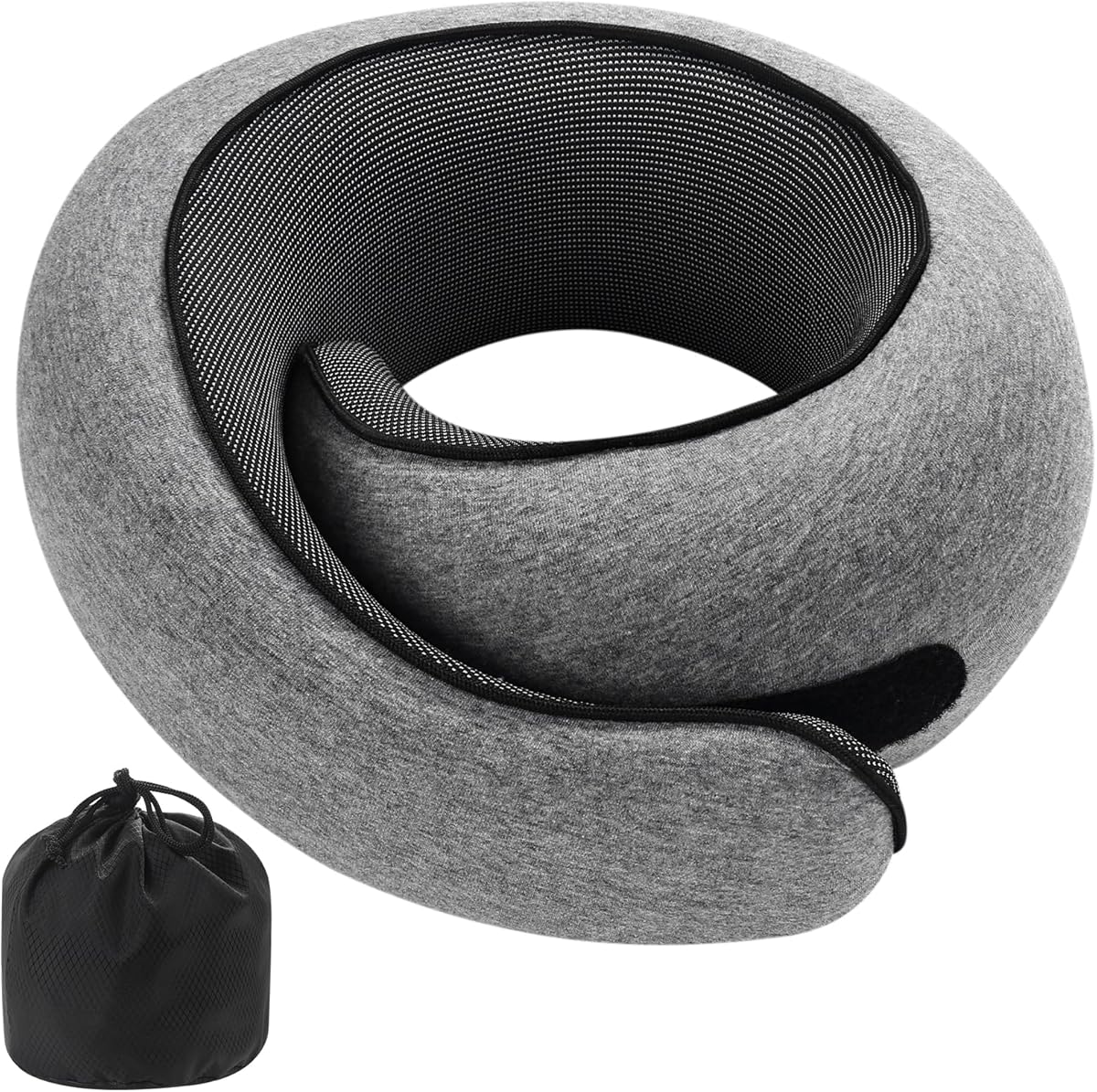 2024 New Memory Foam Travel Pillow for Airplanes,Neck Pillow for Traveling,Neck Plus Travel Pillow,Neck Plus Travel Neck Pillow