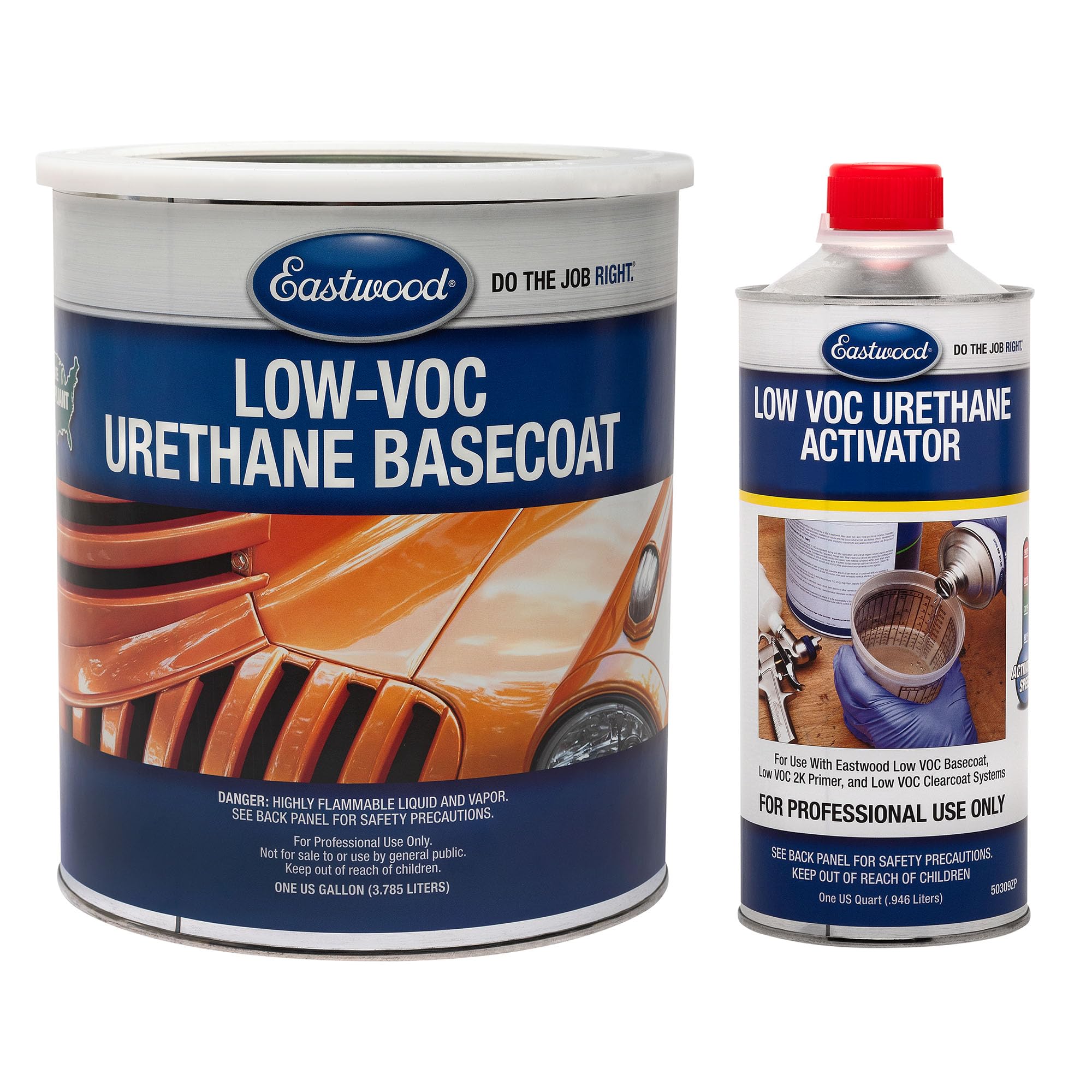 Amazon.com: Eastwood 4:1 Burn Out Blue Metallic 2K Basecoat and