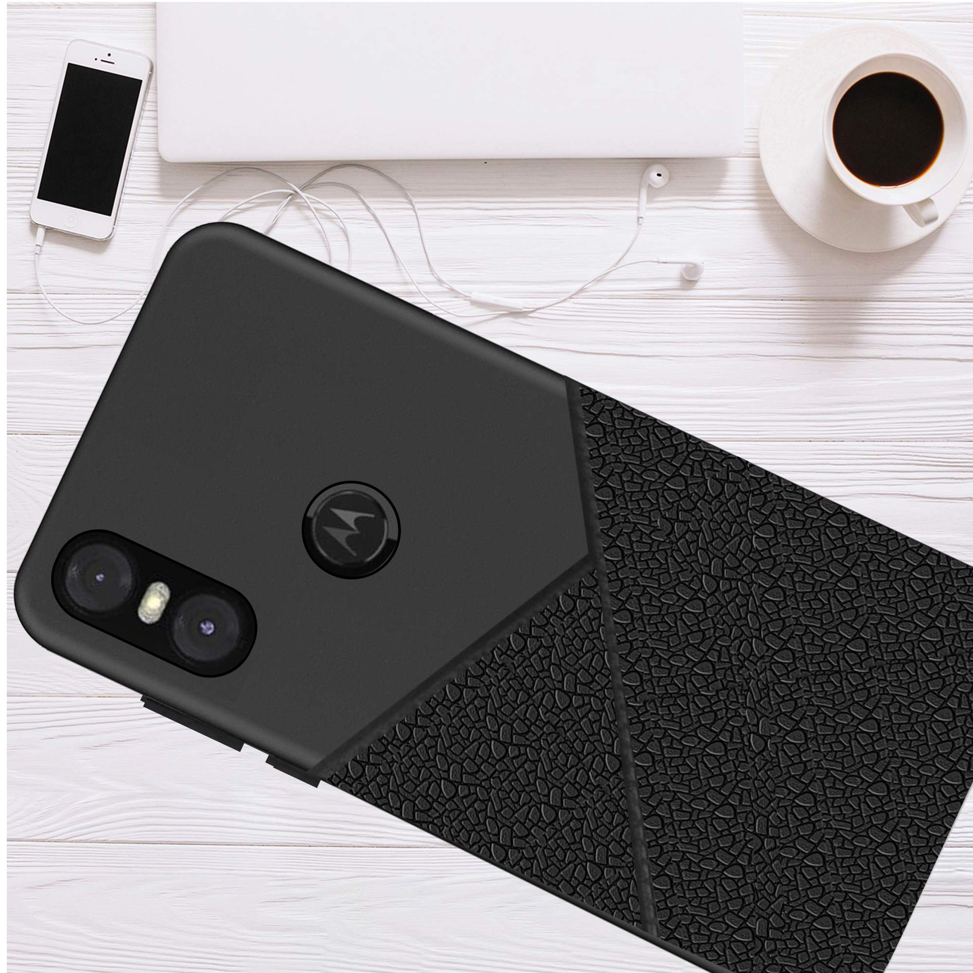 Motorola One Power Case - Matte Black -5