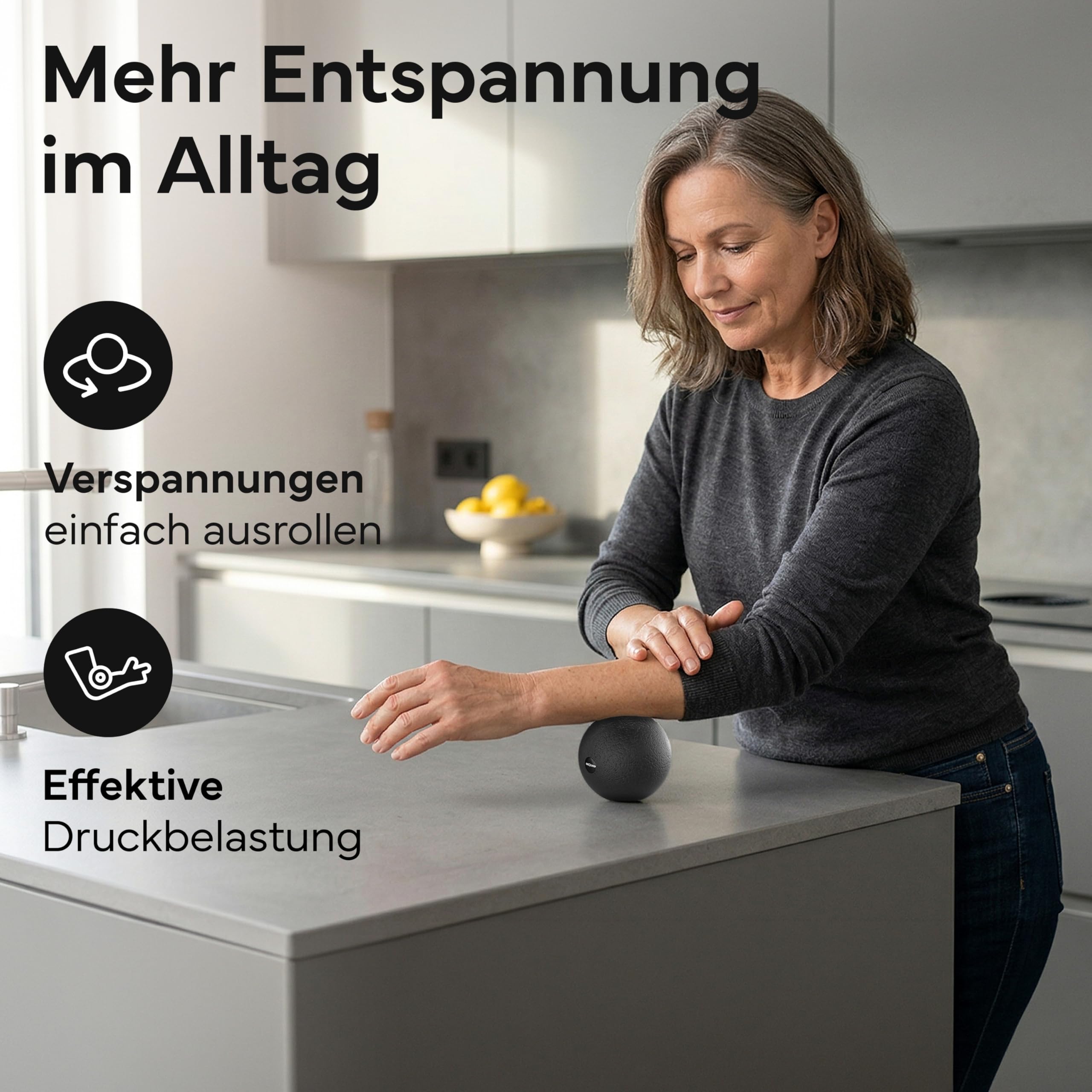 NEOLYMP Faszienrolle Set 5-in-1 Massage-Set EPP-Hartschaum Triggerpunktmassage Regeneration