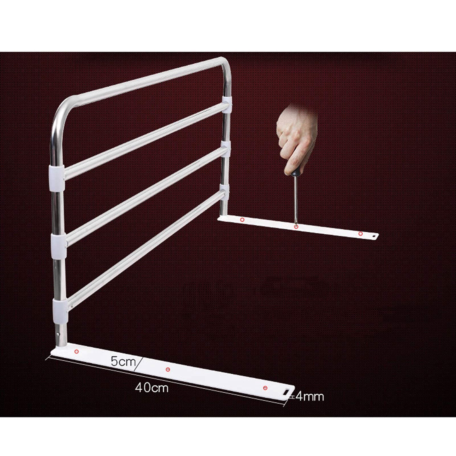 Barandillas y pasamanos de Seguridad para Cama Barandillas Plegables para Adultos Mayores Barandilla de Seguridad para Cama Asa de Asistencia Protección contra caídas Barandilla la