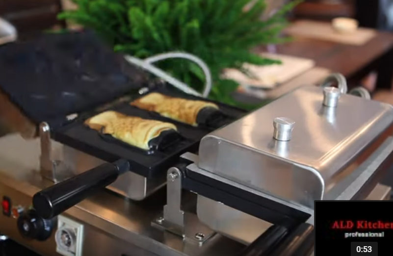 Gaufrier Professionnel 5 Poissons Taiyaki - Antiadhésif 3200W 110/220V - Pour Glacier