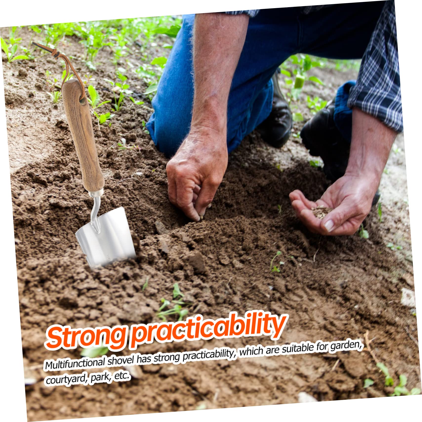 2 Stück Gartenschaufel Gartenhandwerkzeuge Gartengeräte Anlage Gartengerät Pflanzen Gartenwerkzeug Gartenspaten Handwerkzeuge Für Gartenarbeit Gartenkellen Rostfreier