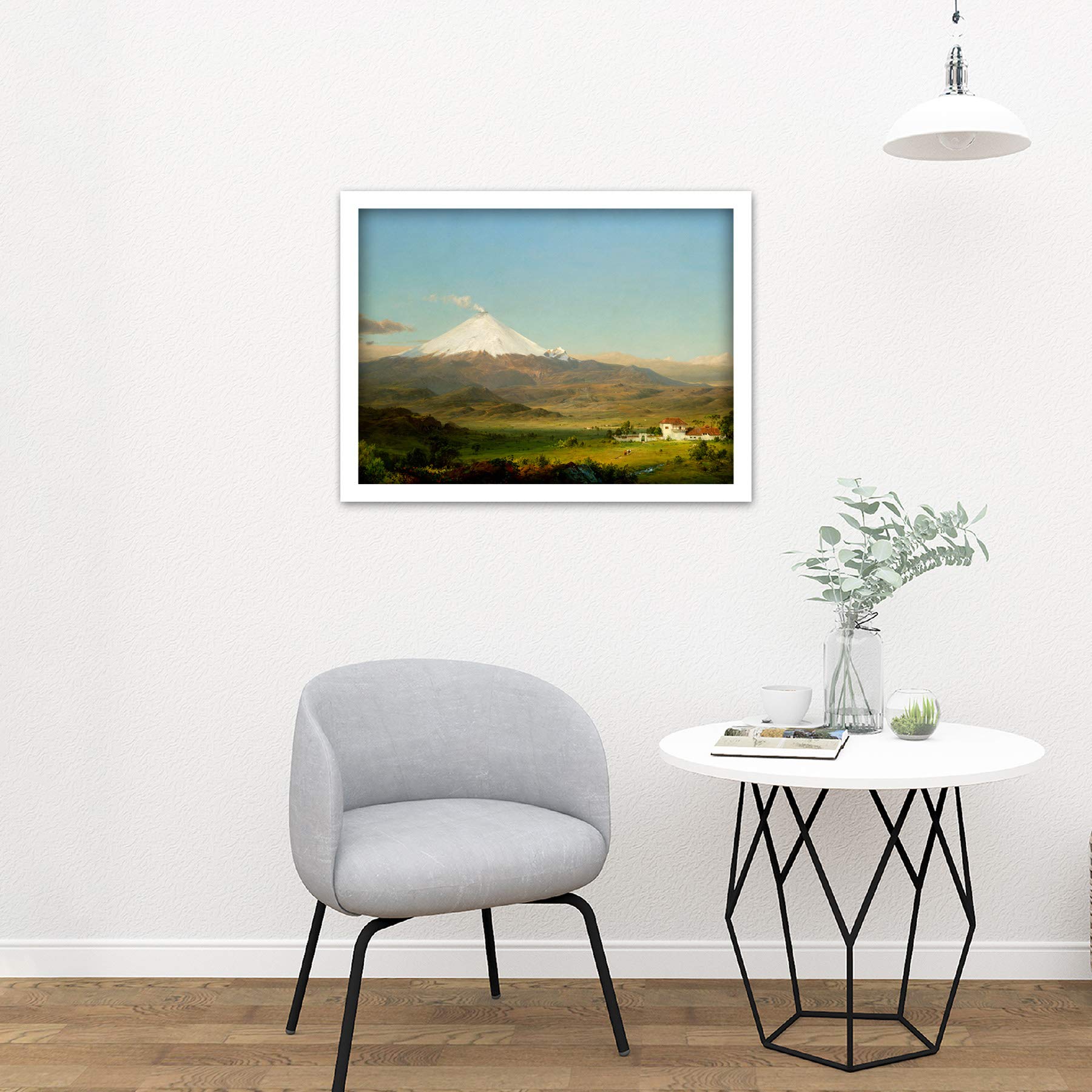 Amazon.com: Church Cotopaxi Volcano Ecuador Andes Mountain Snow